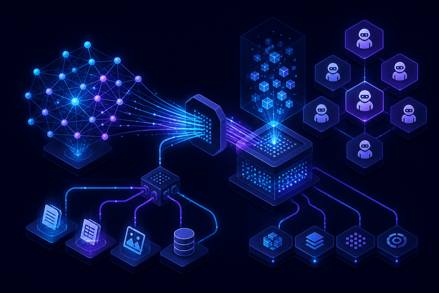 AI and agentic solutions with neural networks and semantic search