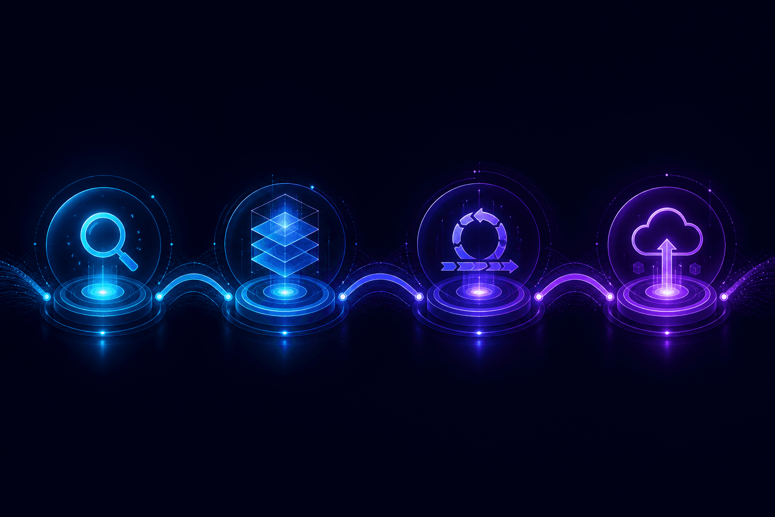Software delivery process from discovery through cloud deployment